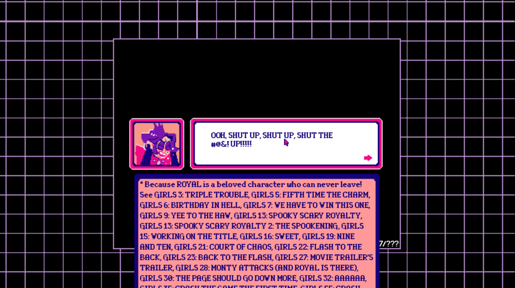 hovered over text in this game will end in 205 clicks